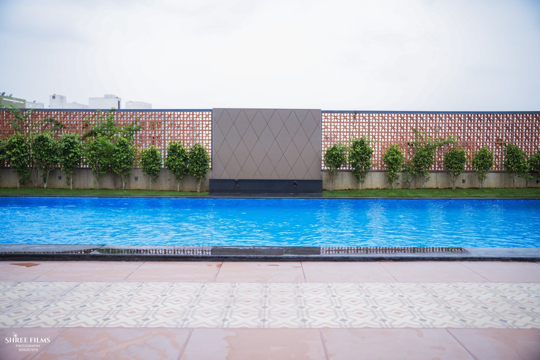 Swimming pool at Shiva Enclave Phase I